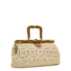 Patricia Nash Carmen Wooden Frame Satchel
